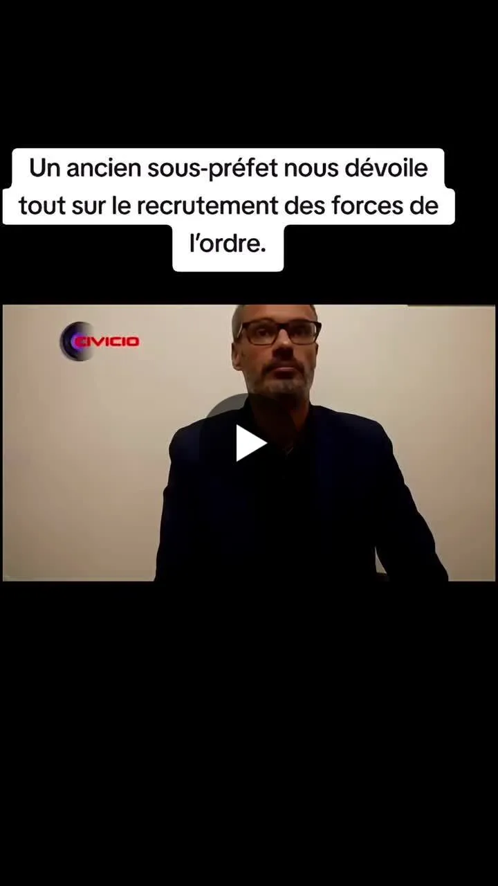 Illustration du post LinkedIn : Un ancien sous-préfet explique le recrutement des policiers