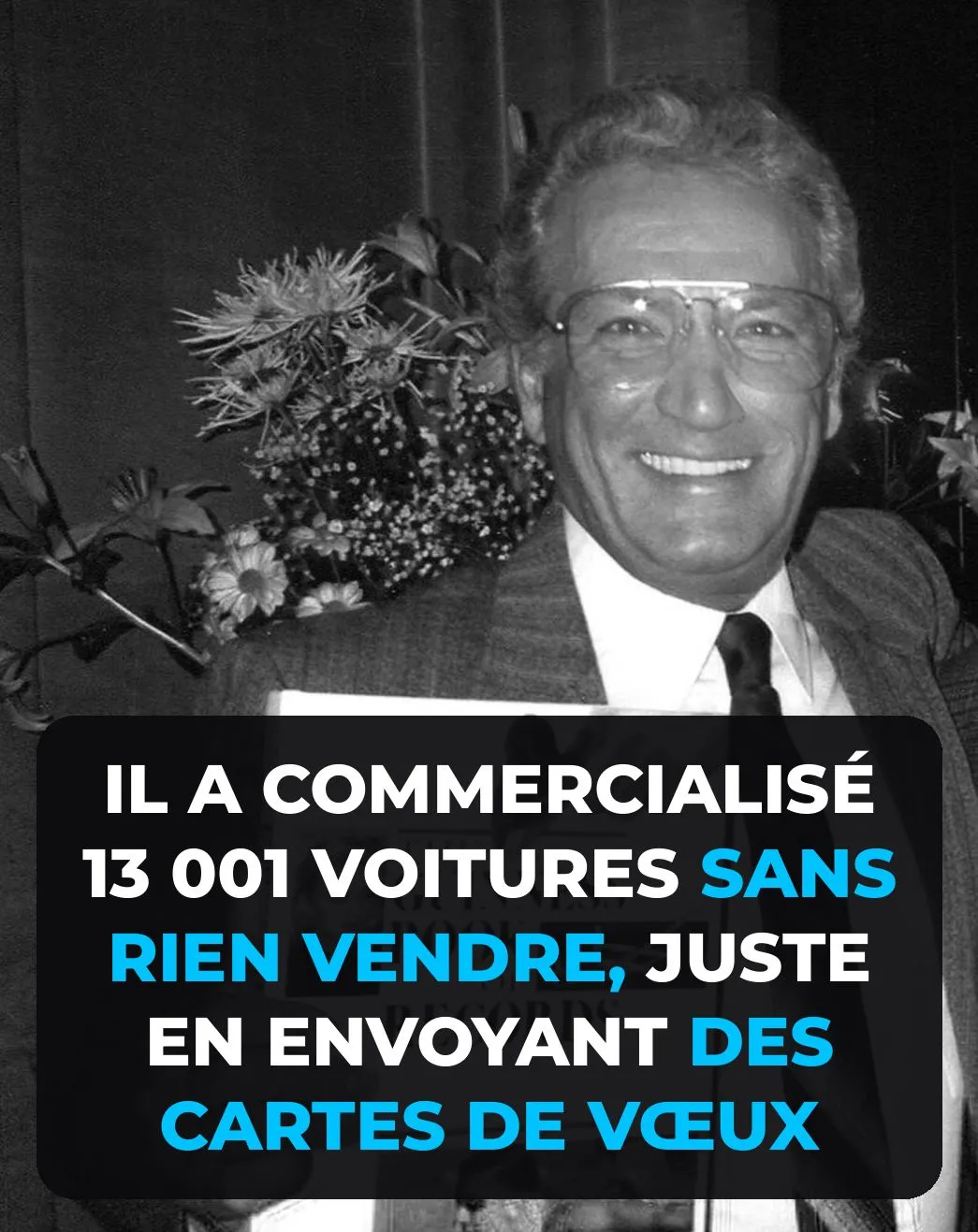 Illustration du post LinkedIn : Il envoyait des cartes de vœux à ses prospects… qui lui achetaient ensuite une voiture