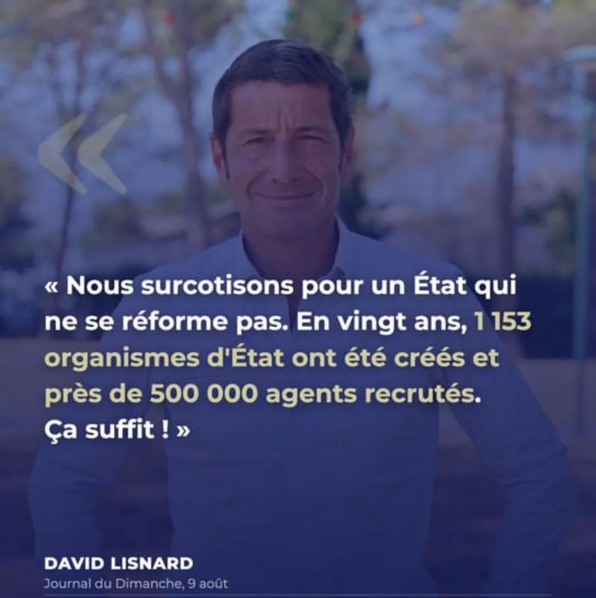 Illustration du post LinkedIn : La France est surcotisée