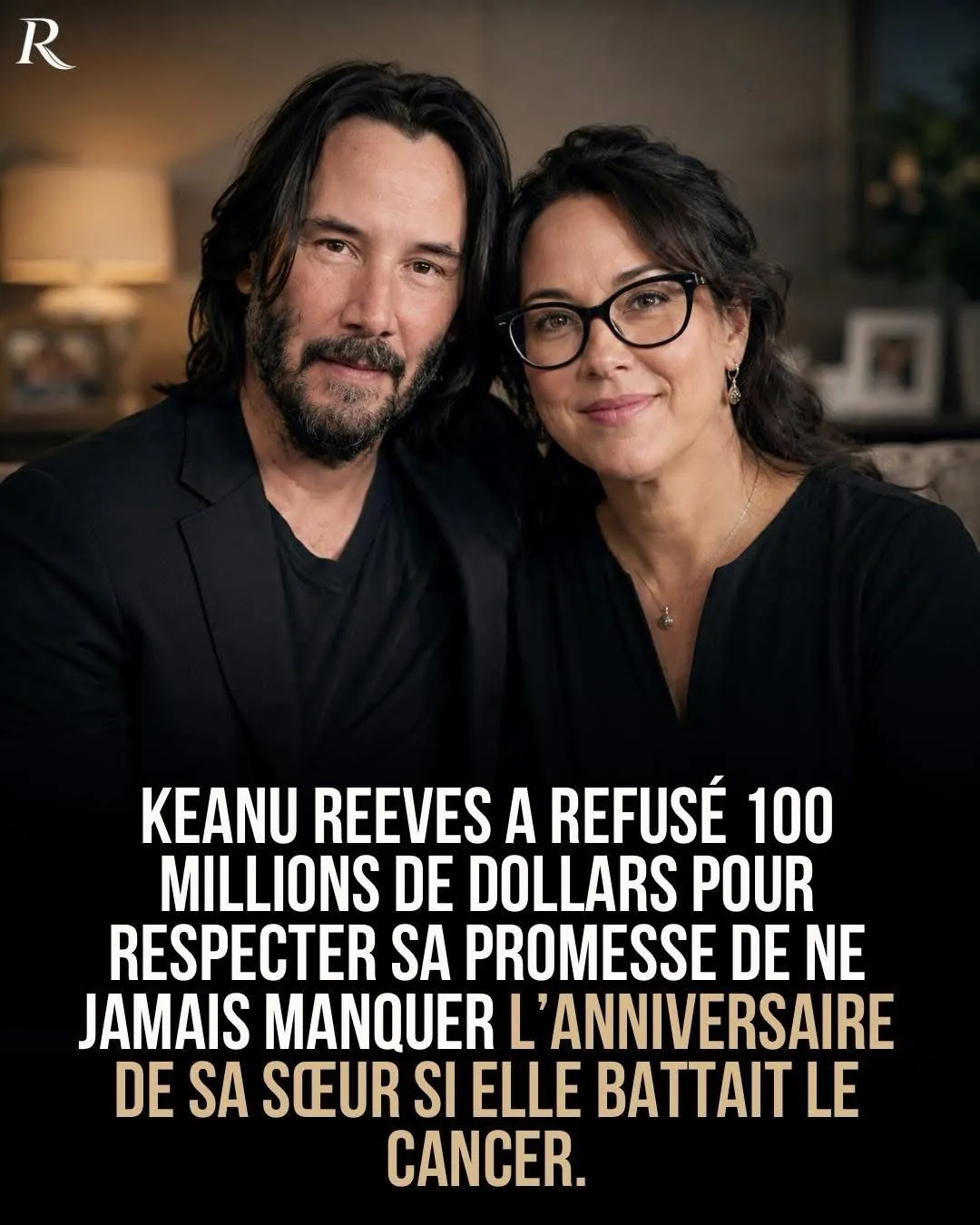 Illustration du post LinkedIn : ❌ Keanu Reeves a refusé les 100 millions de dollars de Marvel pour ne jamais manquer un anniversaire