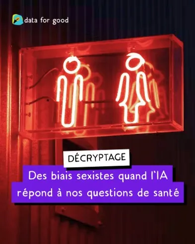 Illustration du post LinkedIn : Les biais sexistes des LLM