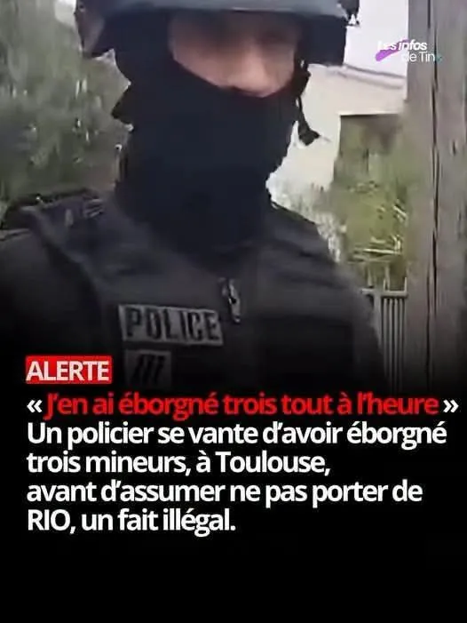 Illustration du post LinkedIn : Un policier toulousain s’est vanté d’avoir éborgné 3 lycéens