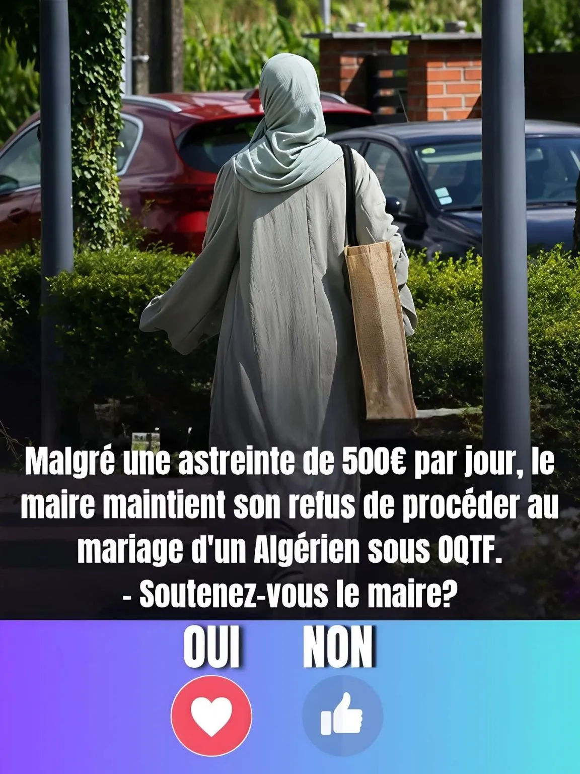 Illustration du post LinkedIn : ❗ Un maire qui a refusé d'enregistrer un mariage doit payer 500 euros/jour d'amende