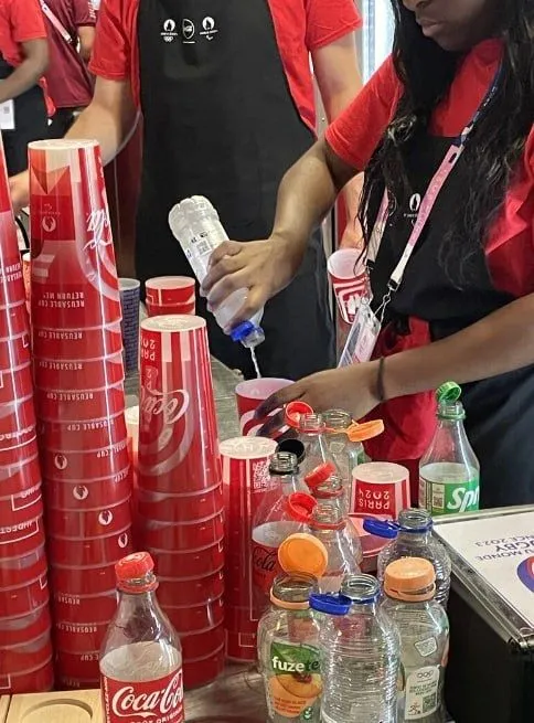 Image: Coca en bouteille aux JO