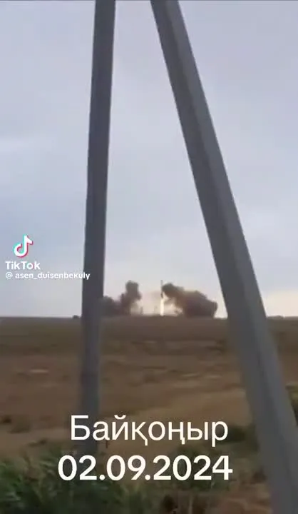 Image: Crash d'une fusée russe le 02/09/24