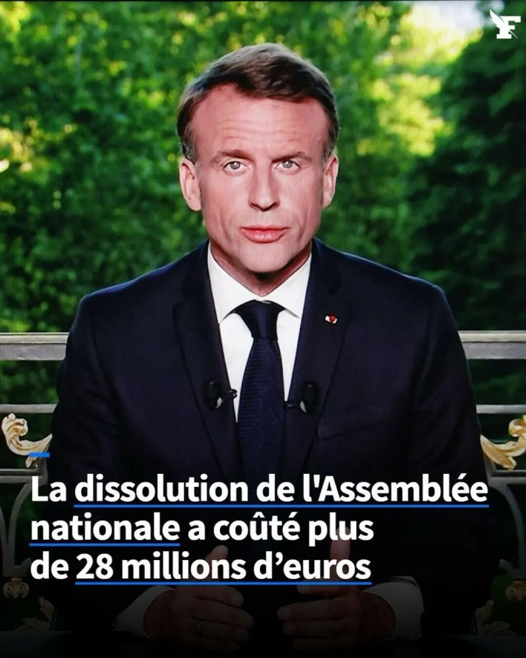 Image: Coût de la dissolution de l'Assemblée nationale