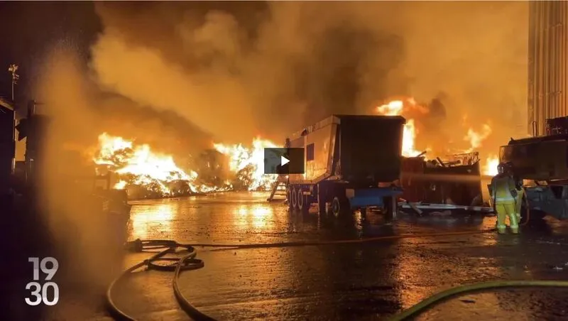 Image: Les incendies dans les déchetteries