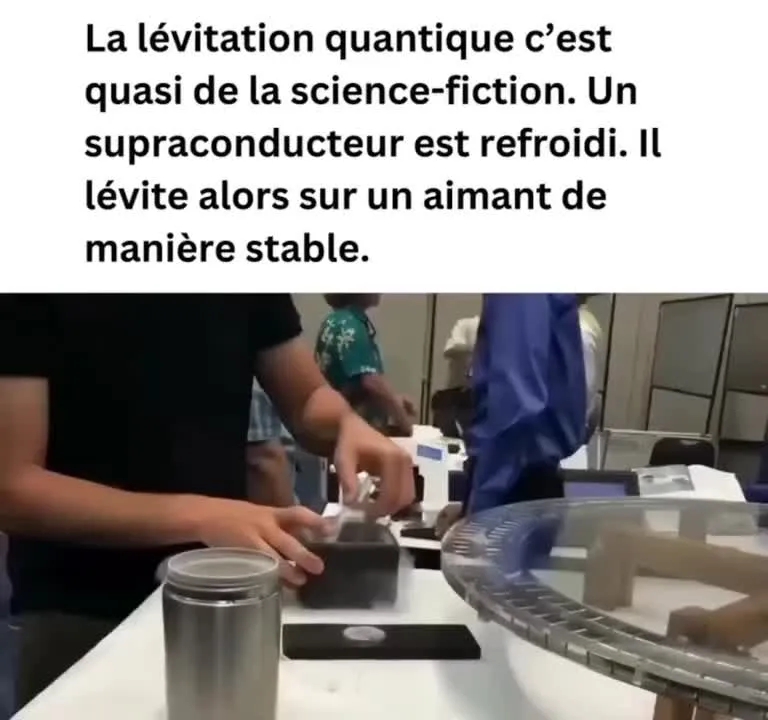 Image: La lévitation quantique c’est quasi de la science-fiction