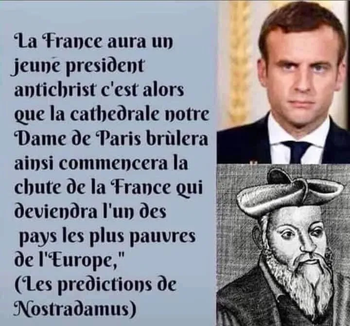 Image: Macron antichrist