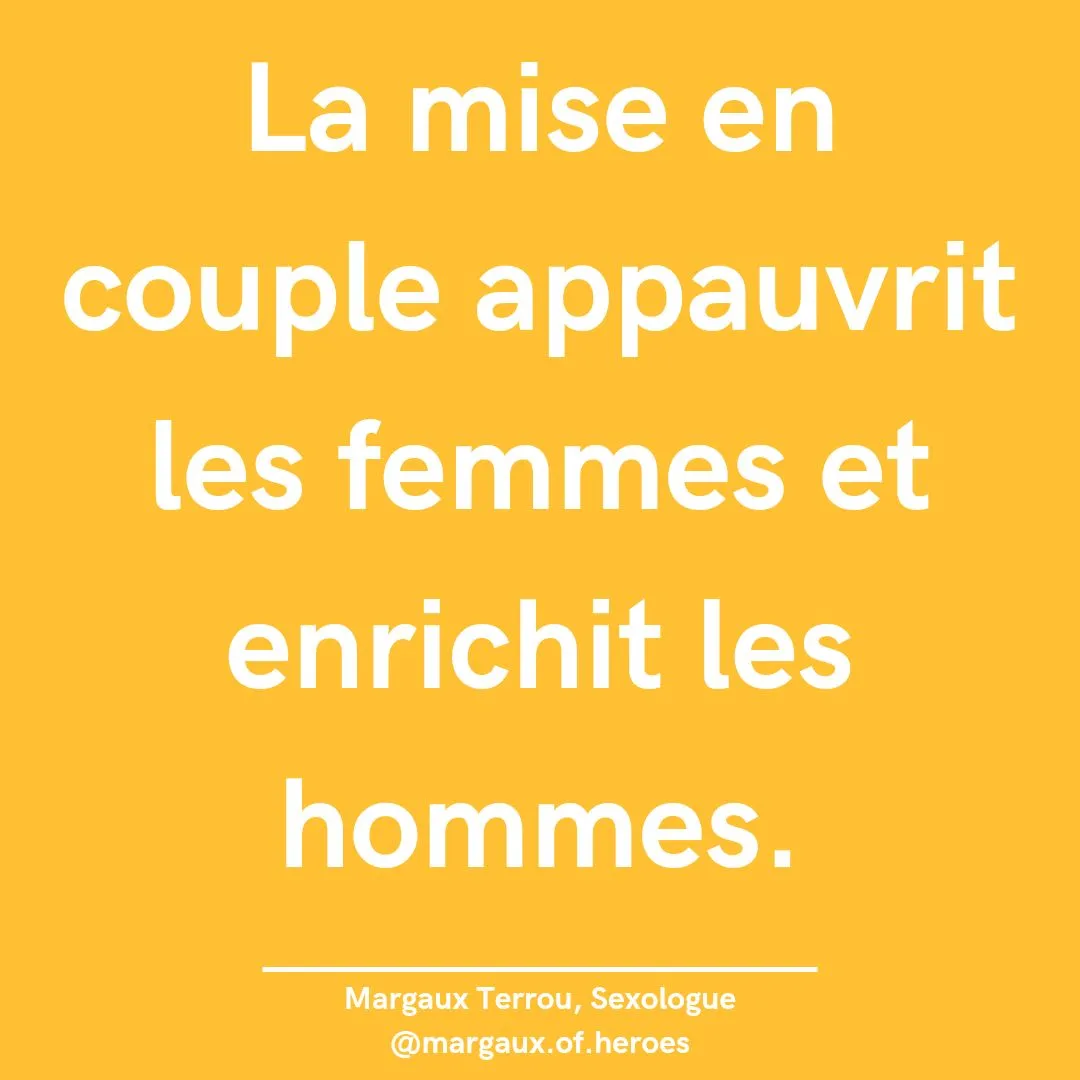 Image: Le couple appauvrit les femmes et enrichit les hommes