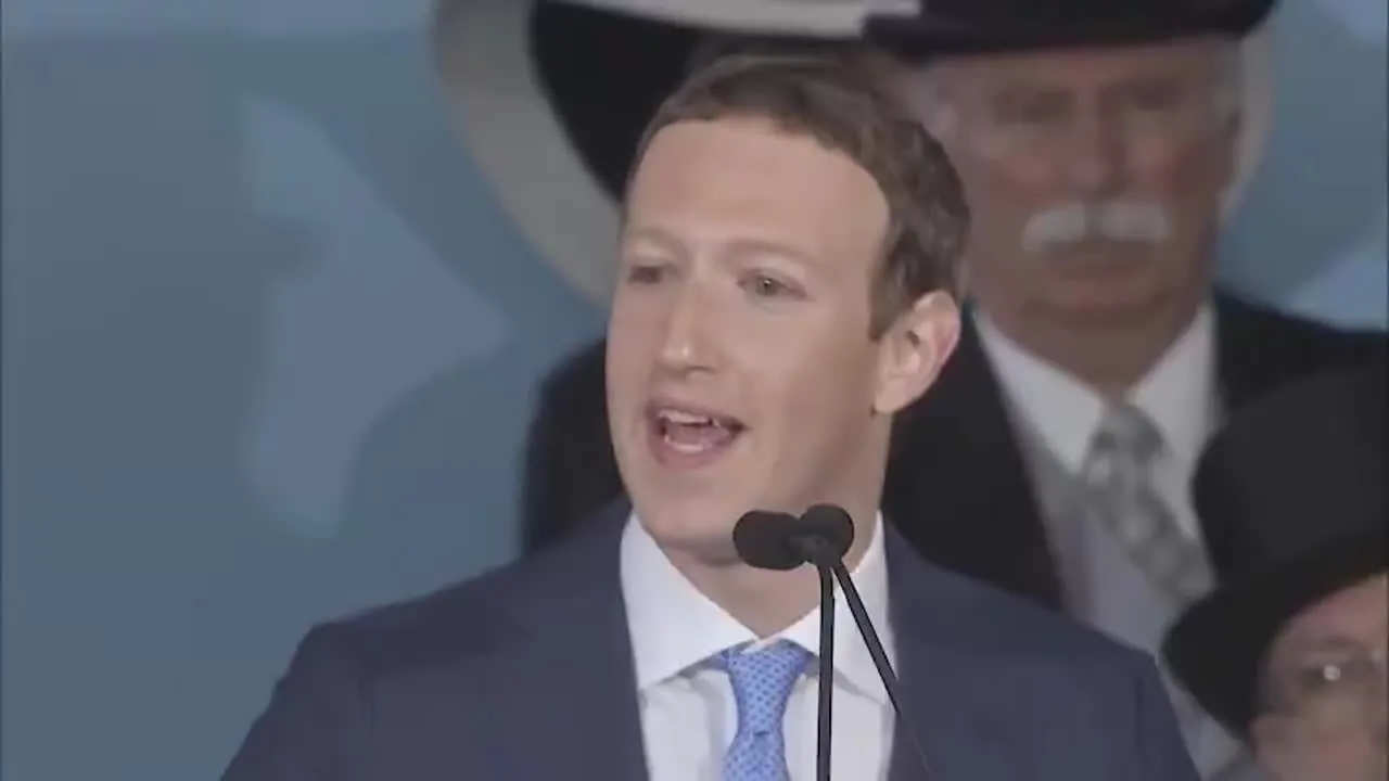 Image: Discours de Zuck sur le climat