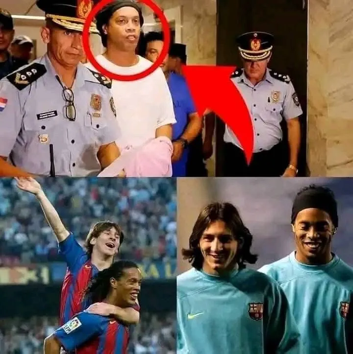 Image: Amitié entre Messi et Ronaldinho