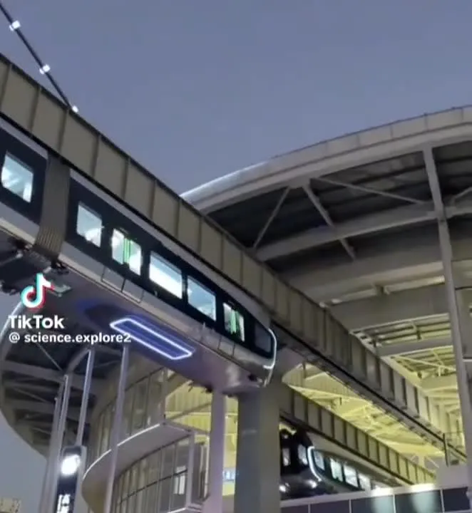 Image: Le train suspendu de Wuhan