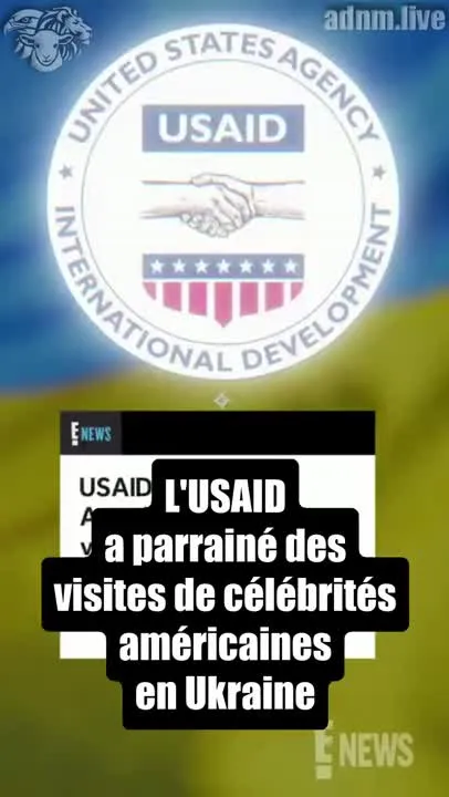 Image: L'USAID a envoyé des peoples chez Zelensky