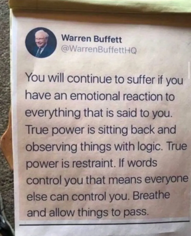 Image: Citation de Warren Buffett
