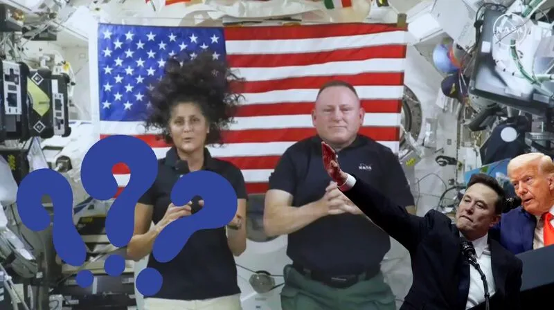 Image: Des astronautes pas réellement coincés dans l’espace
