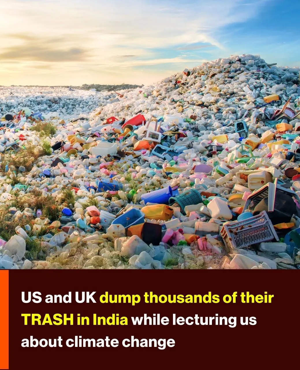 Image: Les déchets US et UK envoyés en Inde