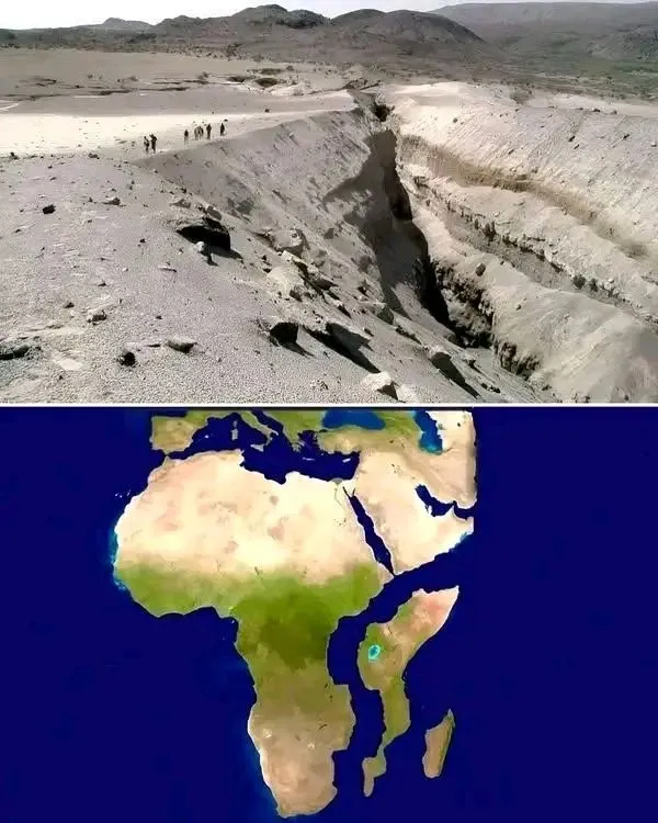 Image: Une fissure géante coupe l'Afrique en deux ?