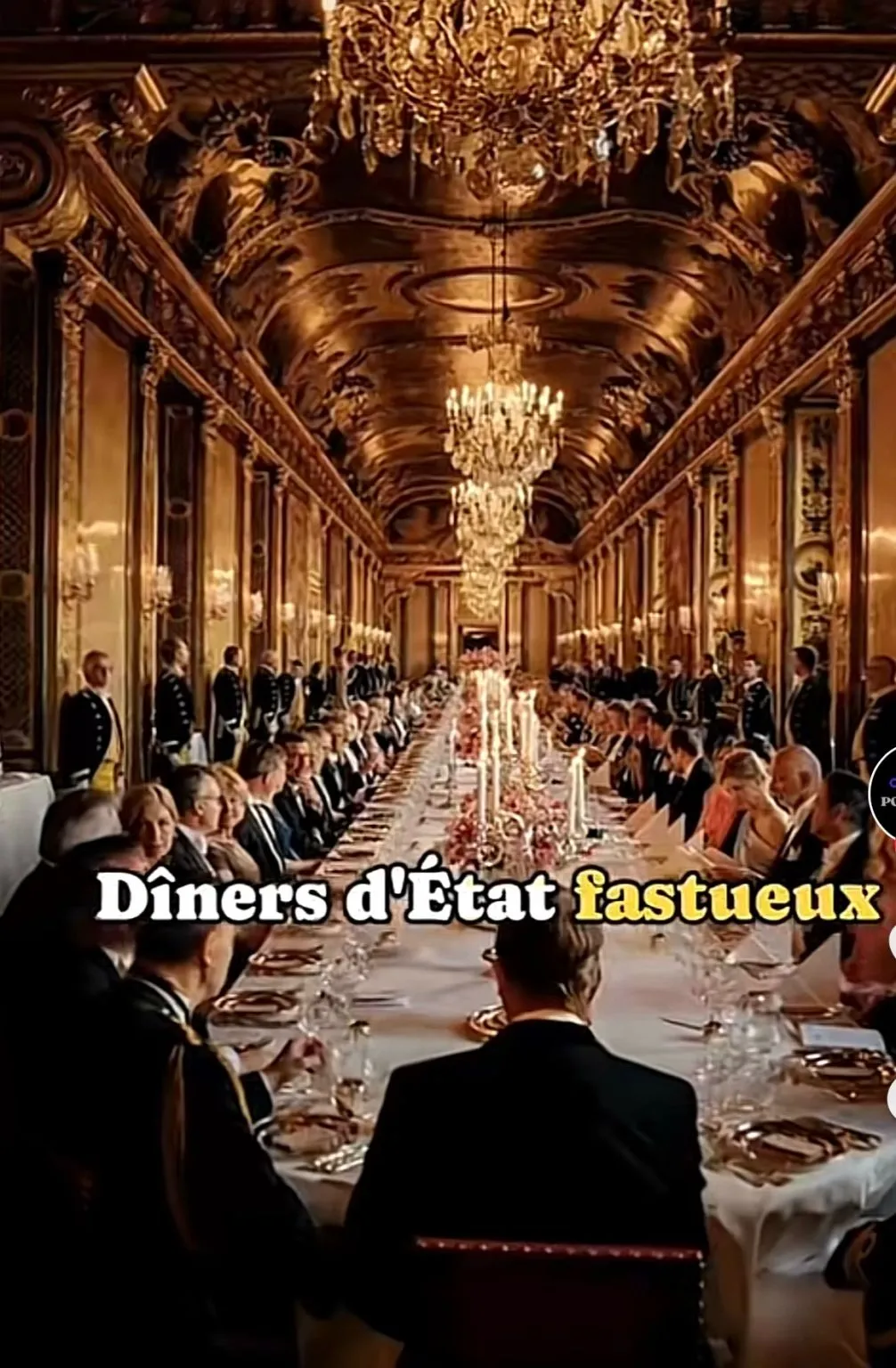 Image: Macron festoie alors que le reste du peuple meurt de faim