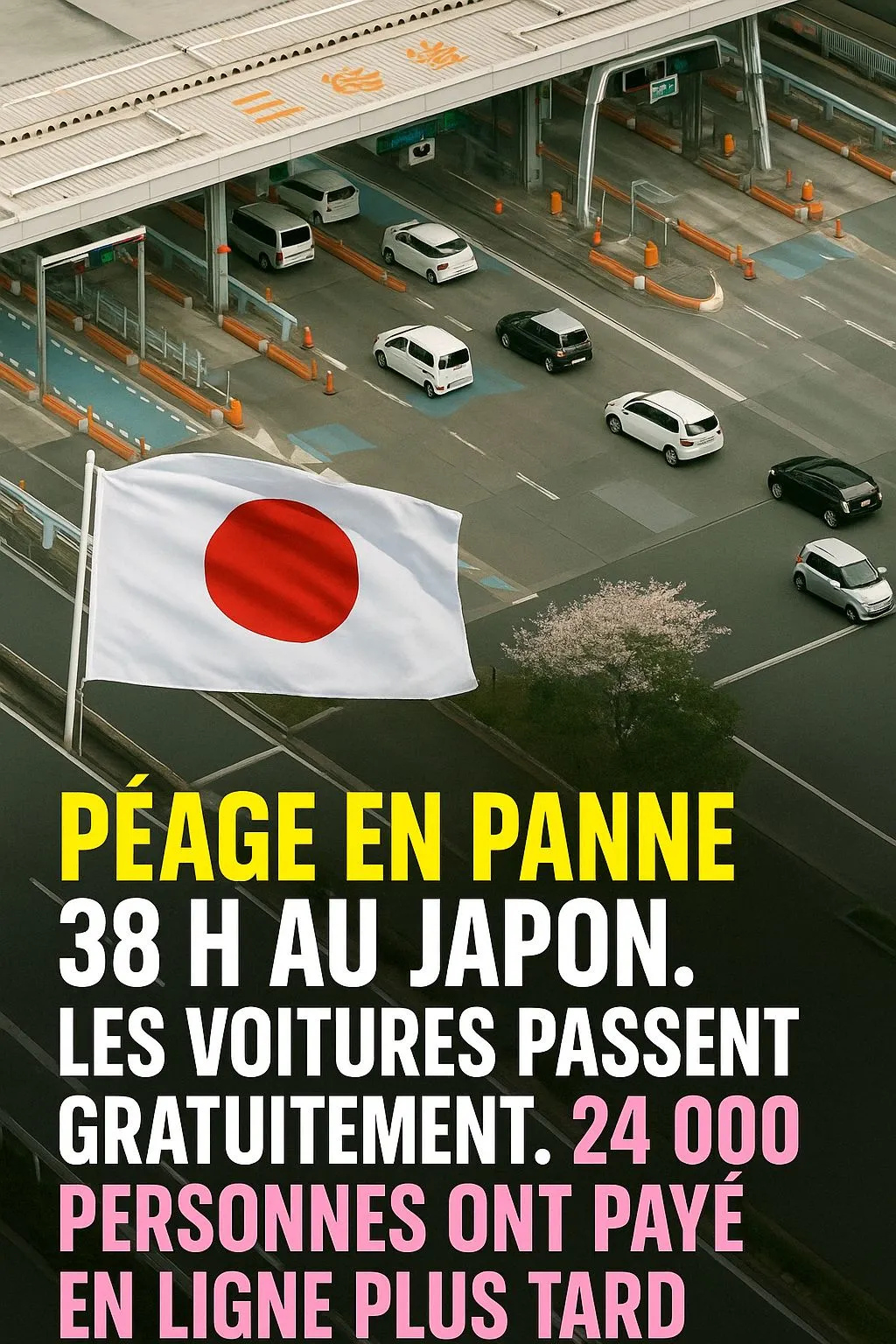 Image: Au Japon, les automobilisites ont payé un péage... alors qu'ils n'y étaient pas obligés
