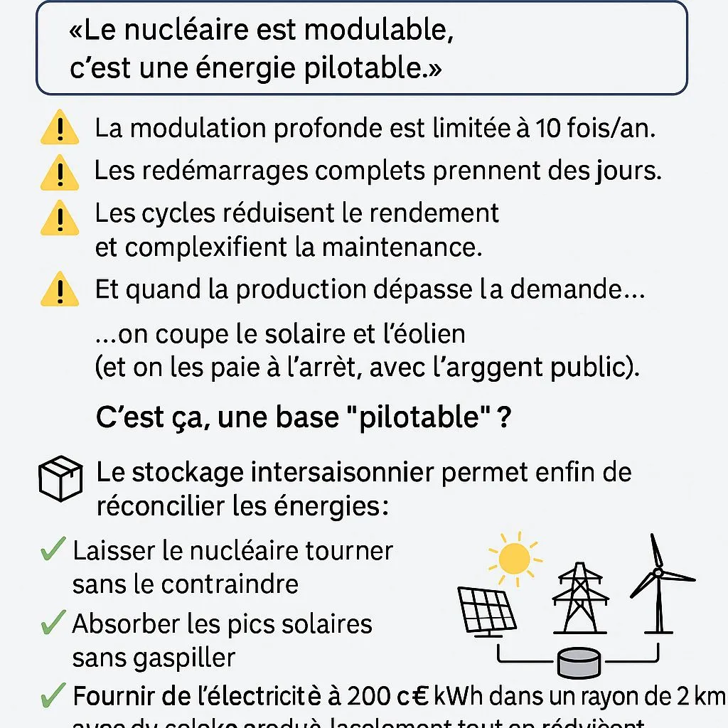 Image: Le nucléaire a des difficultés à moduler sa production d’énergie