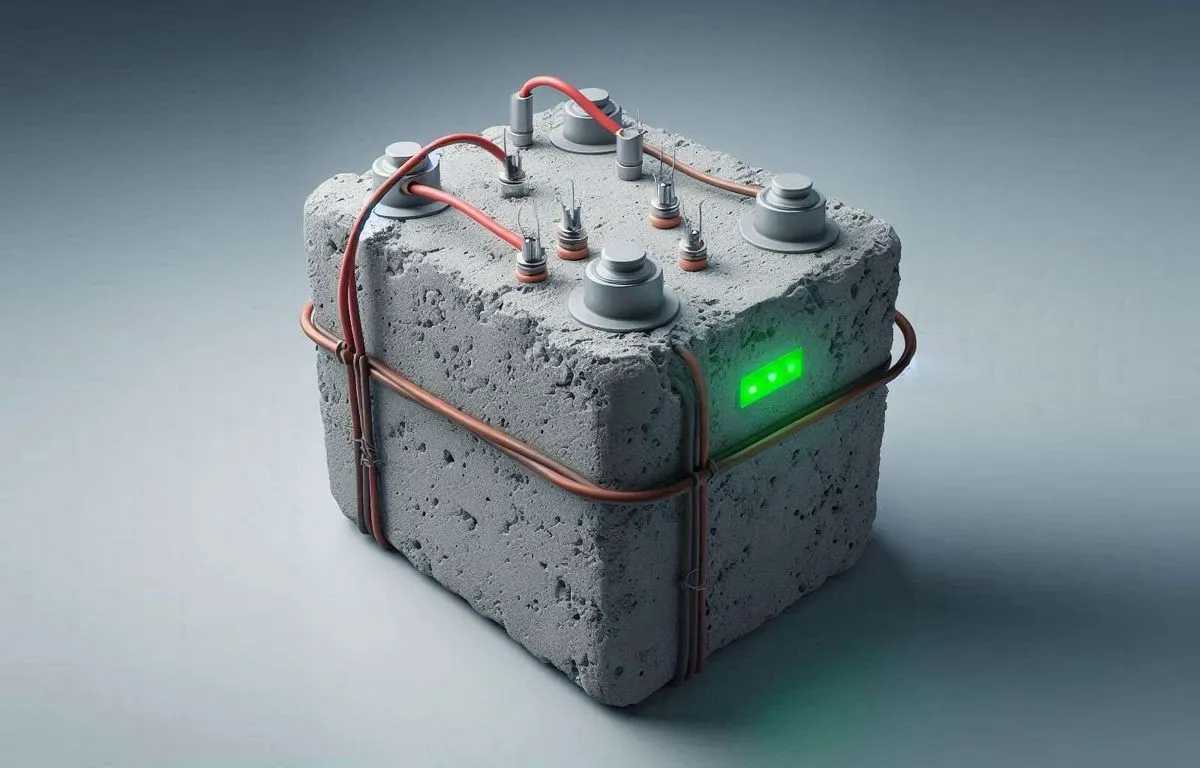 Image: Des supercondensateurs en ciment pour stocker les énergies renouvelables