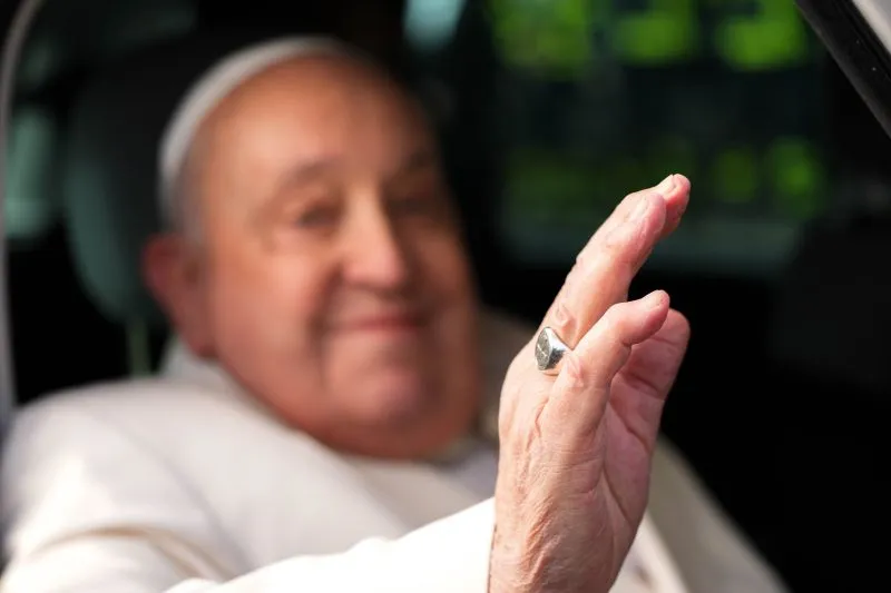 Image: La lettre du Pape Francis à l'hôpital