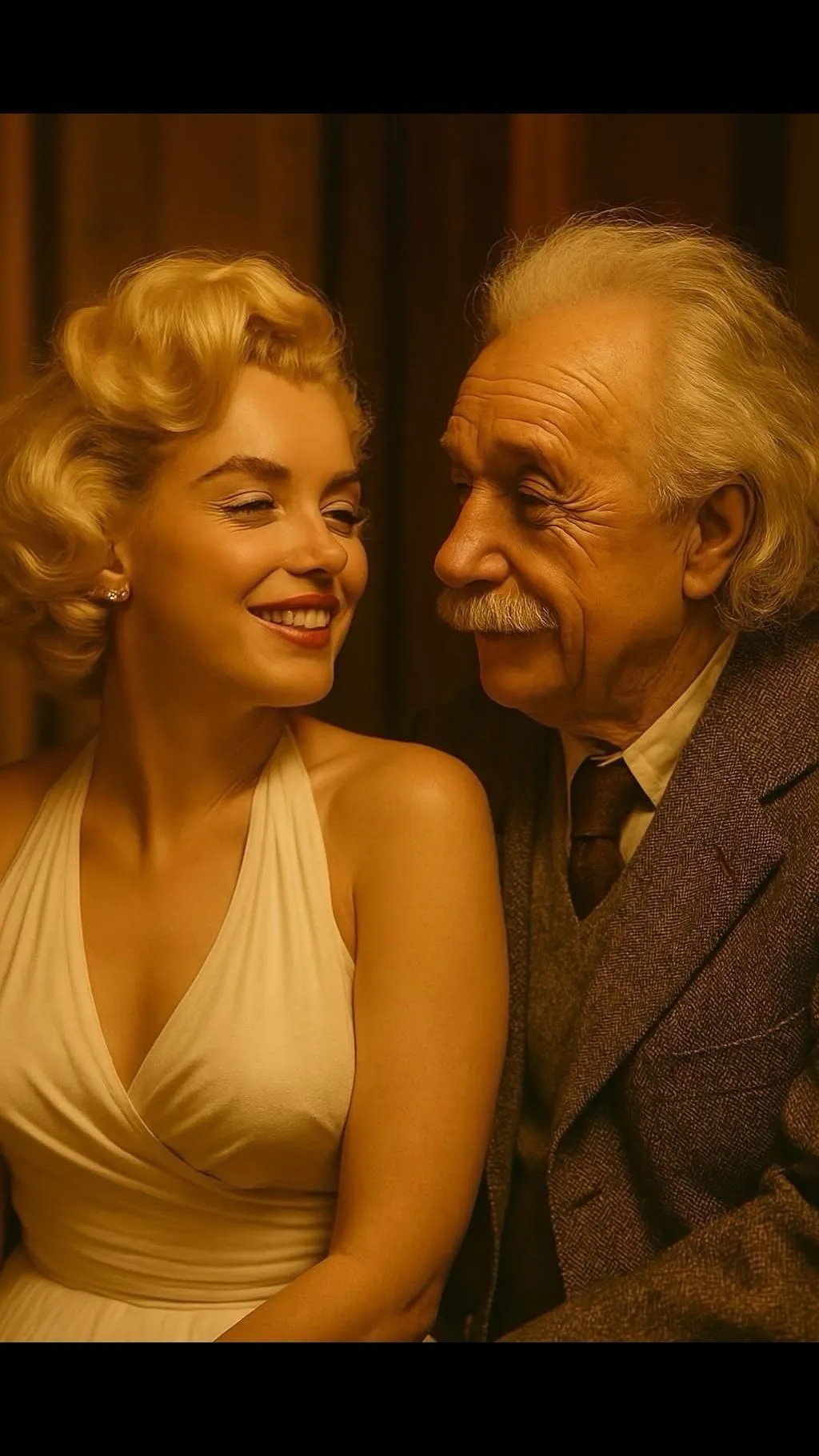 Image: Einstein et Marilyn en espagnol