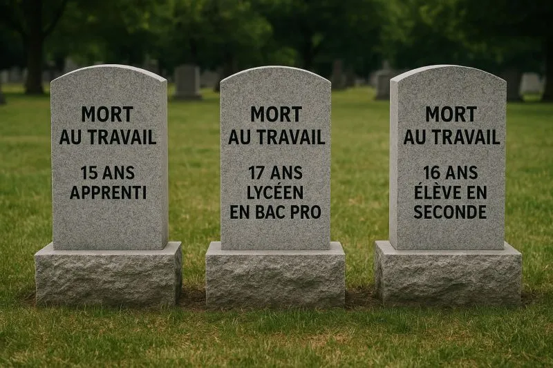 Image: Trois jeunes de moins de 18 ans morts au travail