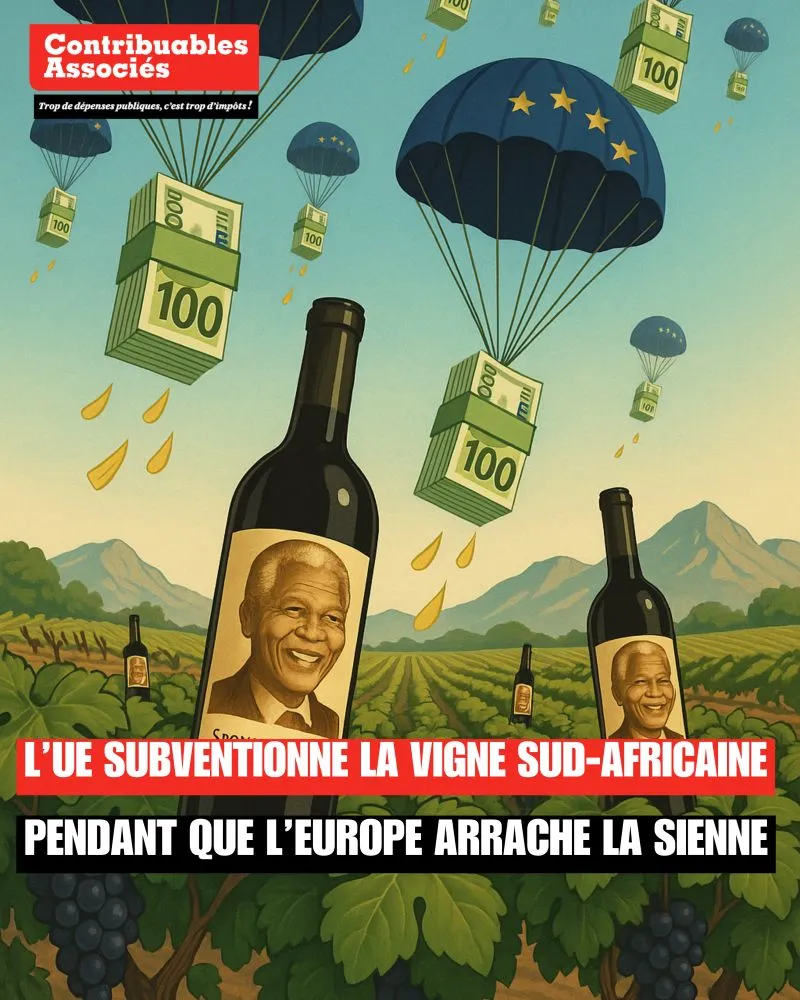 Image: L'UE donne 15 millions au vin sud-africain