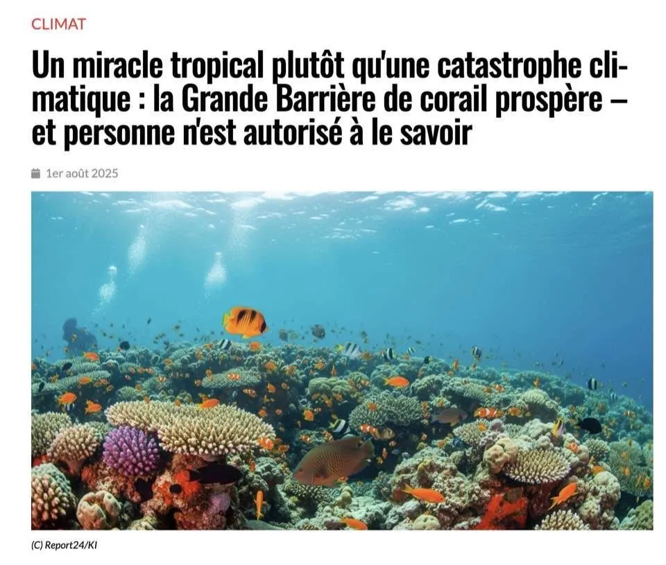 Image: La Grande Barrière de corail va bien