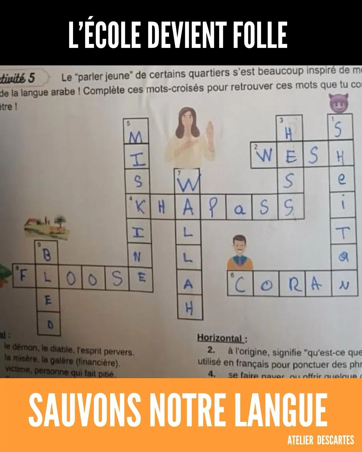 Image: Le parler jeune enseigné à l'école