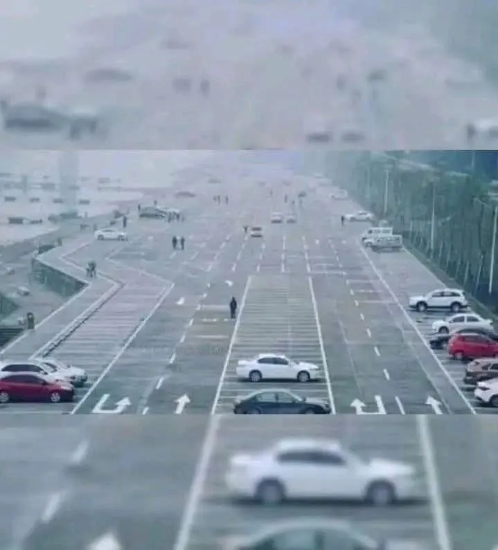 Image: Au Japon, les premiers arrivés se garent loin de l’entrée pour laisser les places aux derniers