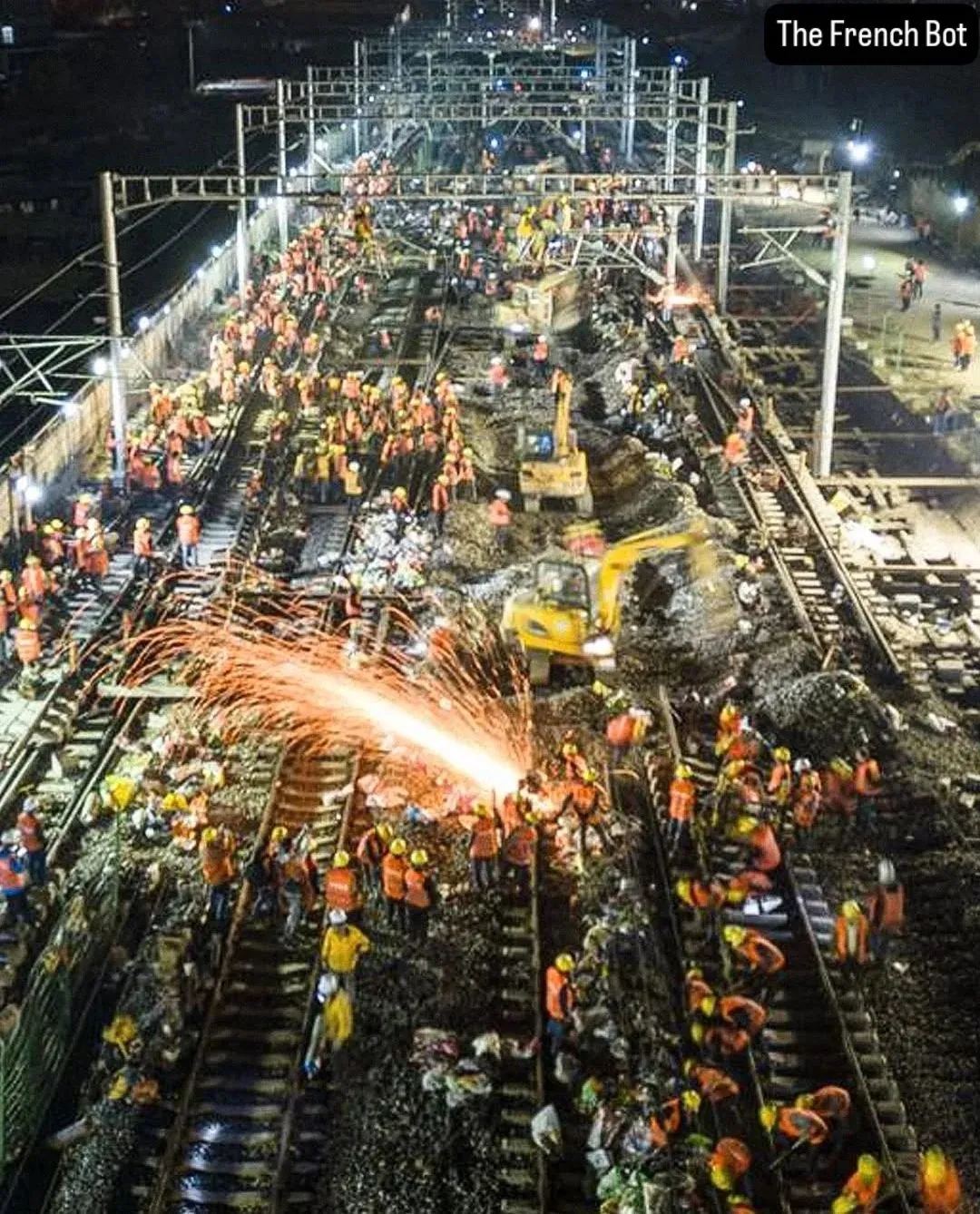 Image: Exploit : la Chine parvient à relier 3 lignes ferroviaires à un réseau GV en 8 heures 30