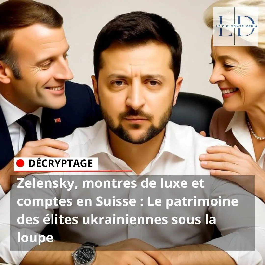 Image: Zelensky, montres de luxe et comptes en Suisse