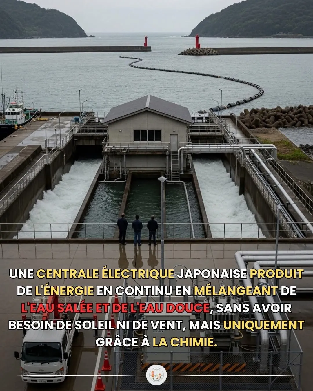 Image: Au Japon l'énergie bleue produit de l'électricité