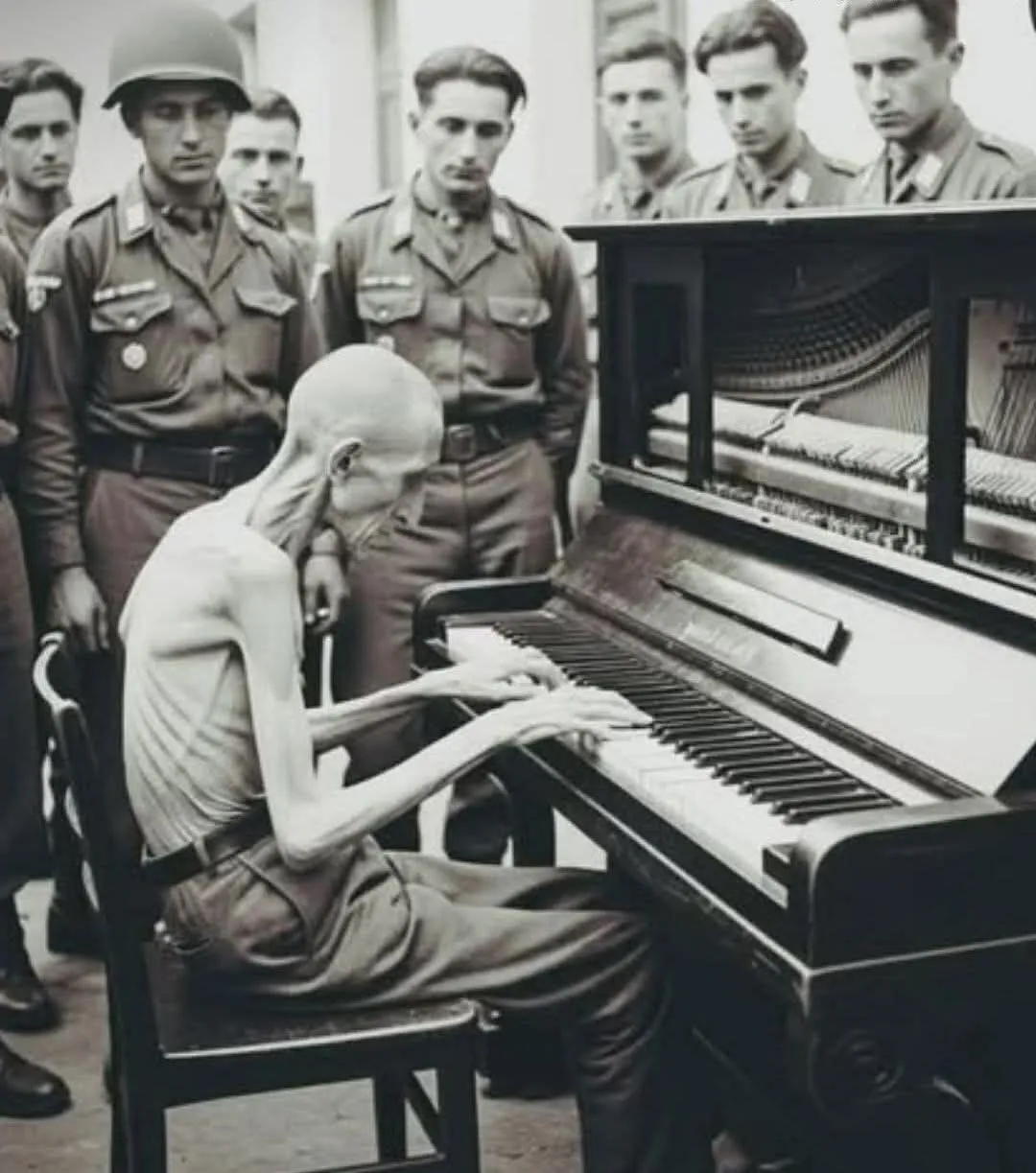 Image: Le pianiste de Dachau qui arrache une prière à la gorge de l’inhumanité