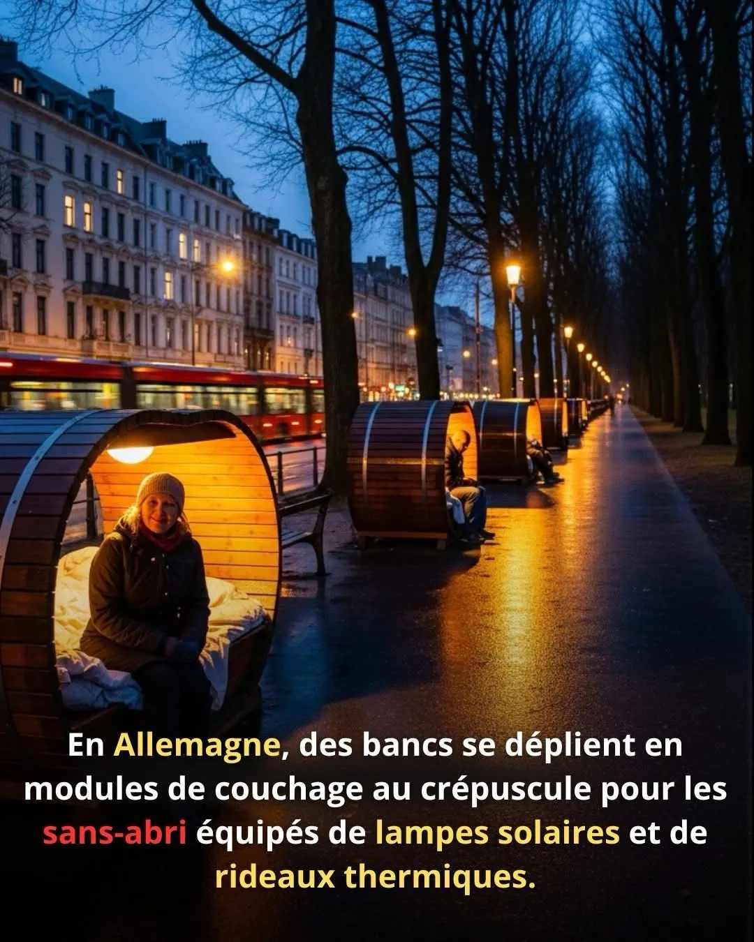 Image: Des bancs publics chauffés en Allemagne