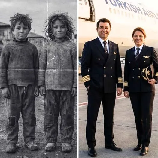 Image: Les deux orphelins devenus pilotes de l'air