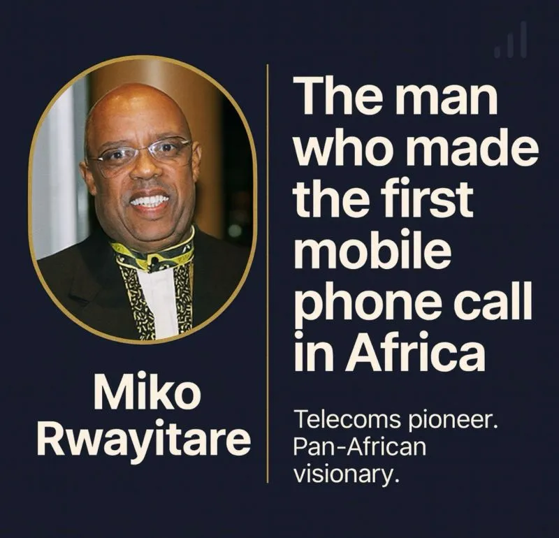 Image: Miko Rwayitare est le père des télécoms en Afrique