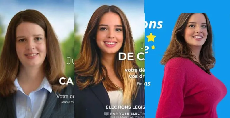 Image: Les affiches de campagne de Juliette de Causans