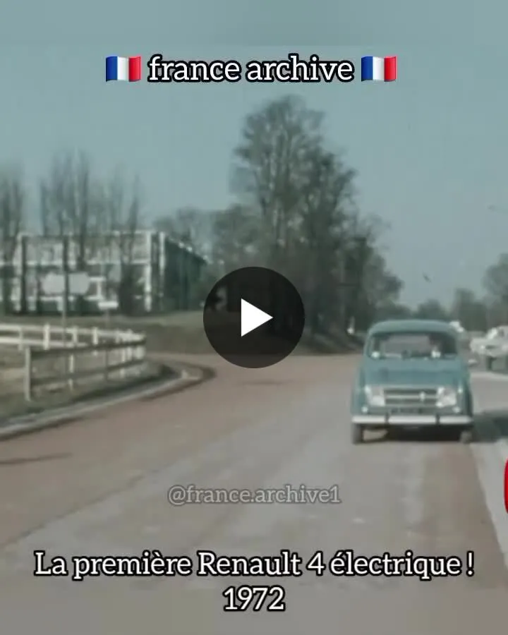Image: Une 4L électrique existait déjà en 1972