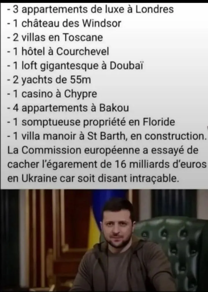 Image: Les biens immobiliers fastueux de Zélensky