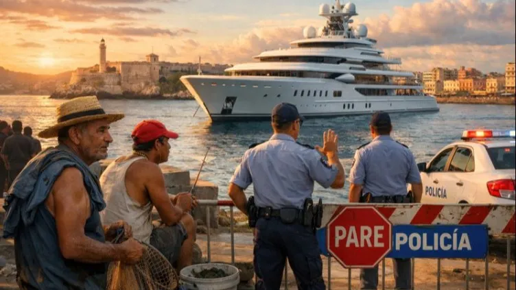 Image: Cuba est à l’arrêt pour que Bernard Arnault profite de son Réveillon dans ses eaux