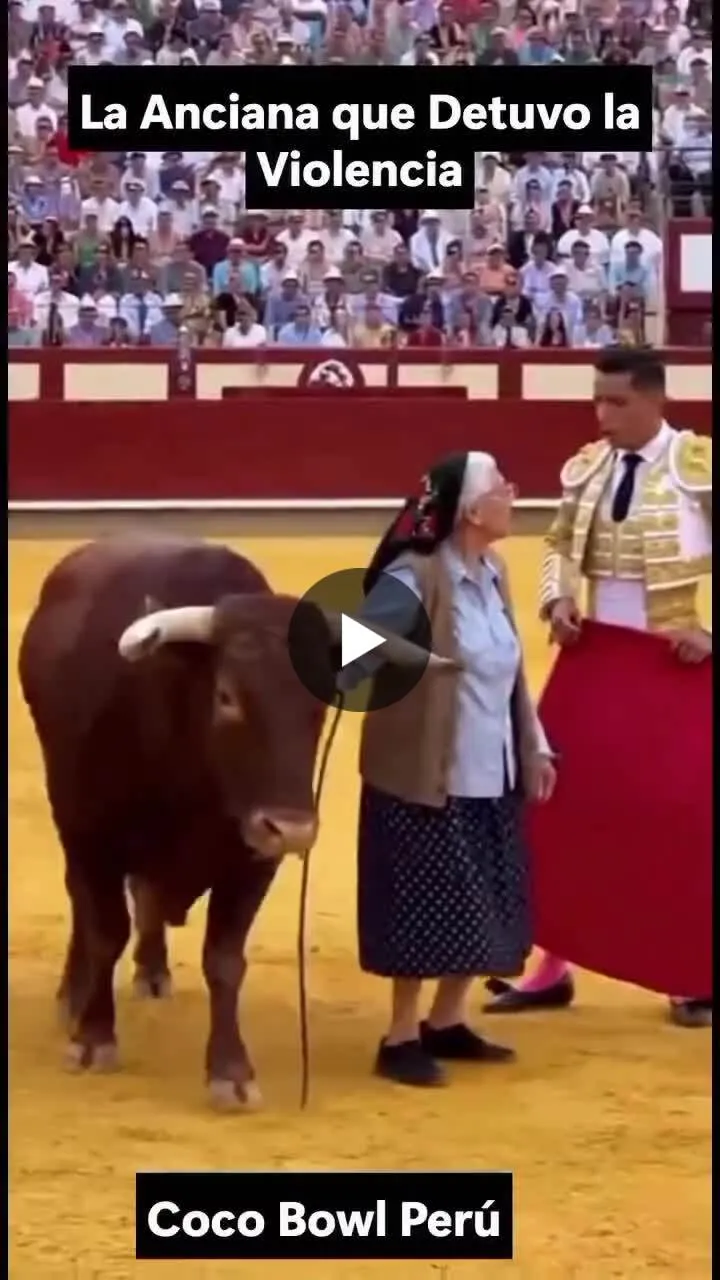 Image: Une personne âgée met fin à une corrida !