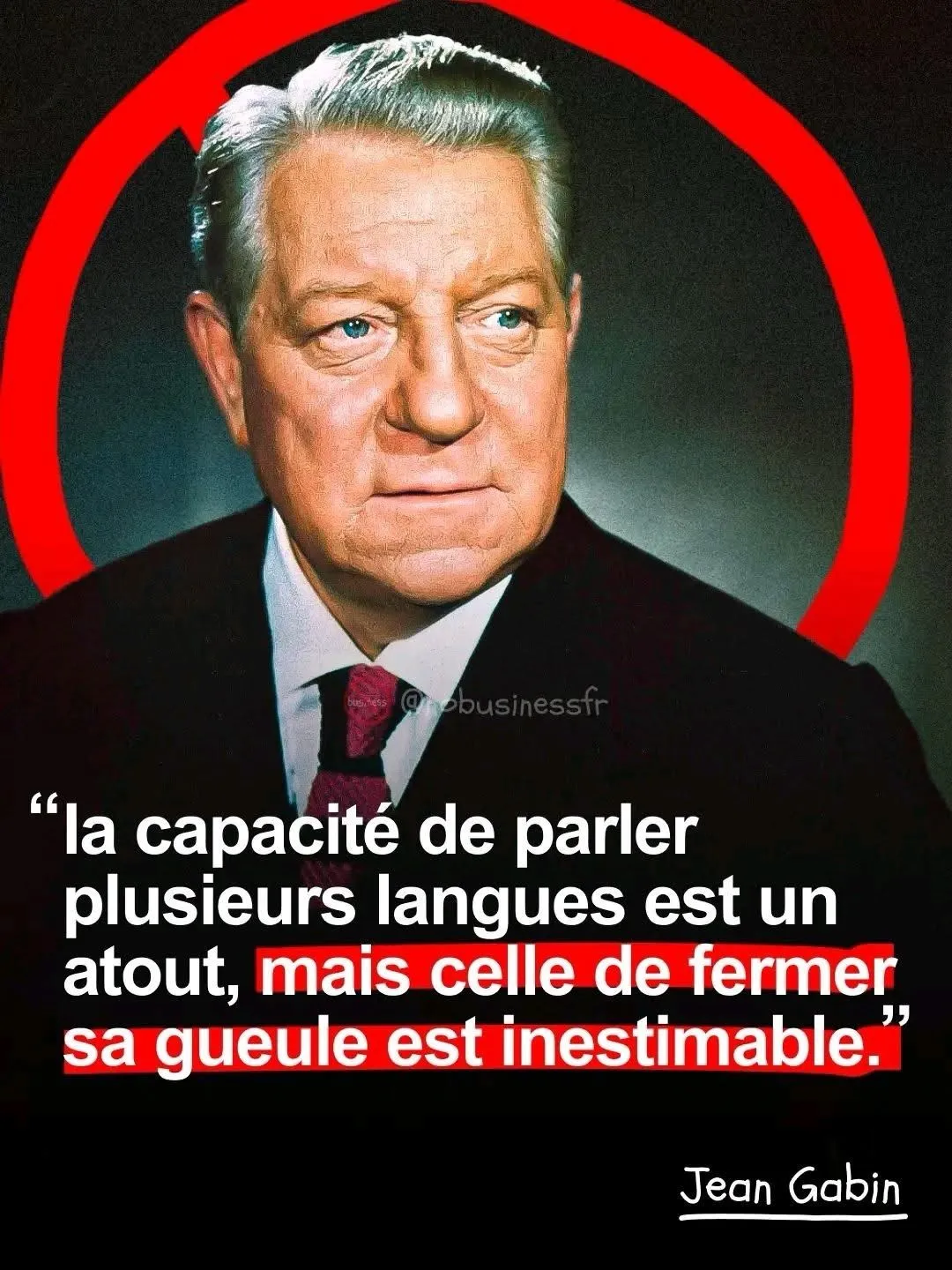Image: Citation de Jean Gabin