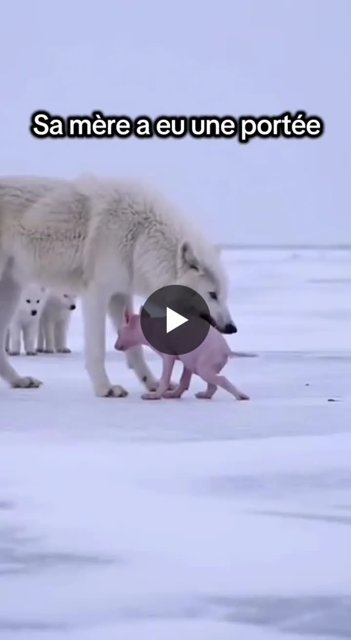 Image: il sauve un bébé loup