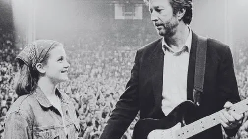 Image: Eric Clapton et Sarah Mitchell