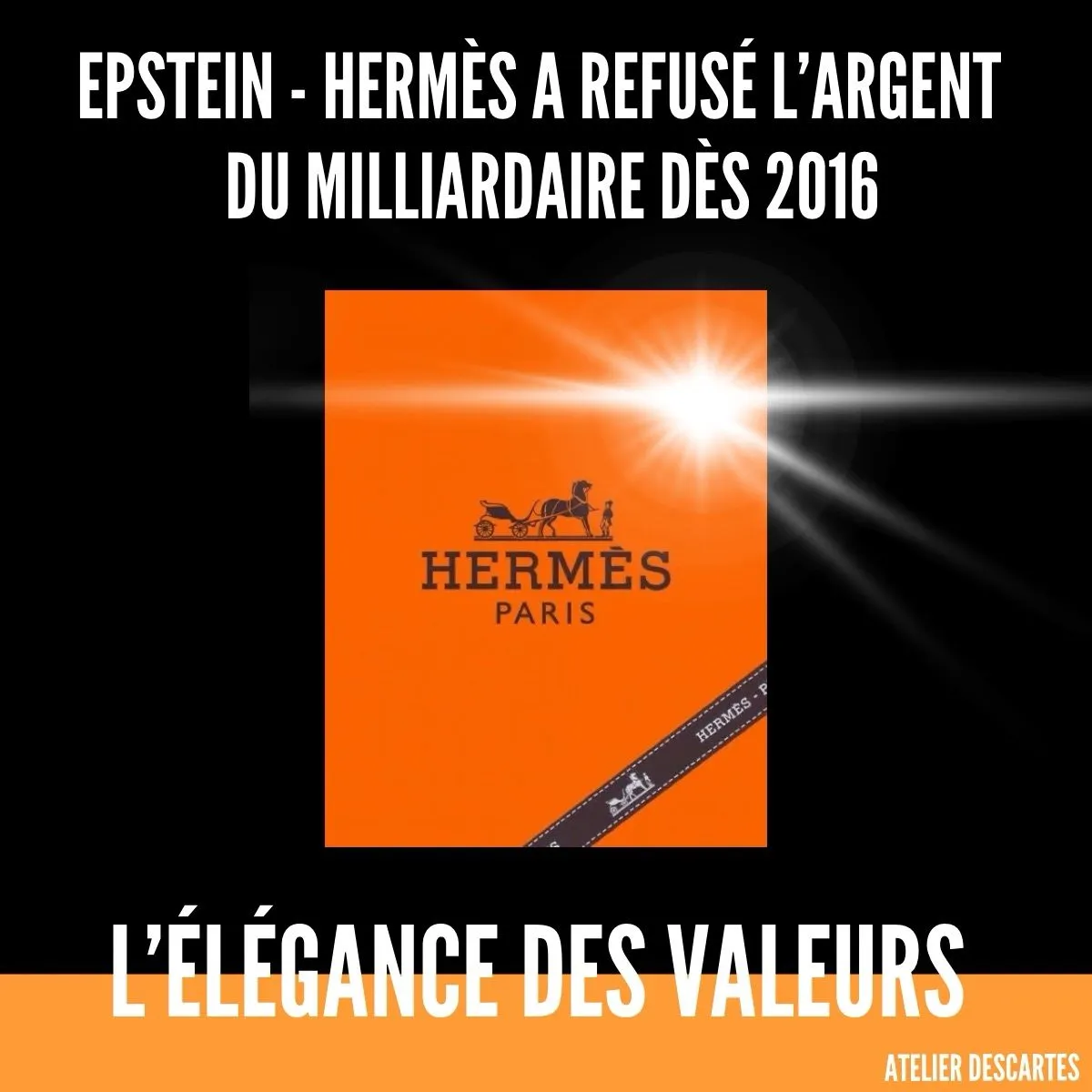 Image: Hermès a refusé de s'associer à epstein