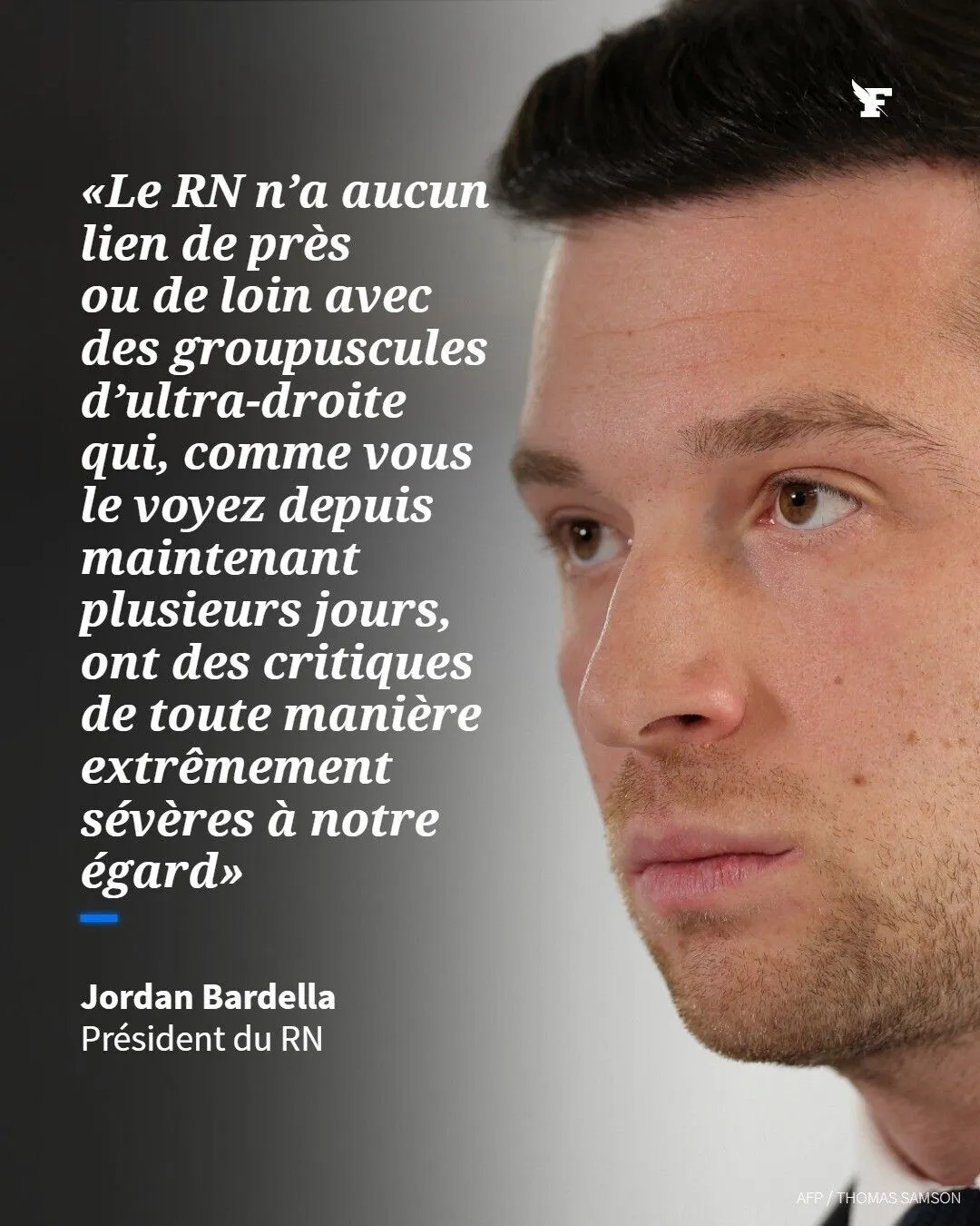 Image: Le RN n'a rien à voir avec des groupuscules d'ultra-droite